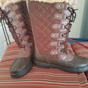 Marley Quilted Faux Fur Snow Boots